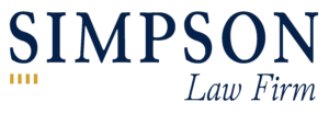 Simpson Law Firm Logo white background