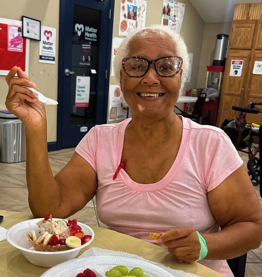 Golden Cross senior resident enjoying a community activity